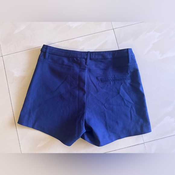 LUCY PARIS Navy Blue Cross Stitch Embroidered Shorts Sz L 42 poll on summer - Picture 7 of 14